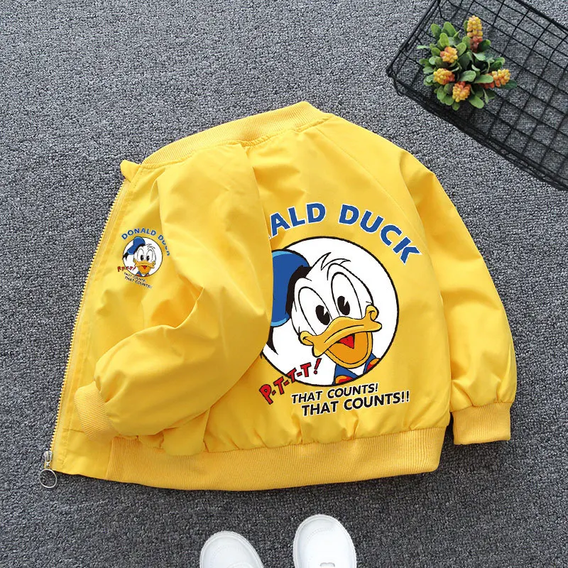 

Autumn Spring Baby Boys Girls Cartoon Jacket Spring Kids Toddler Casual Minnie Mickey Mouse Cute Long Sleeve Clothing Shirt