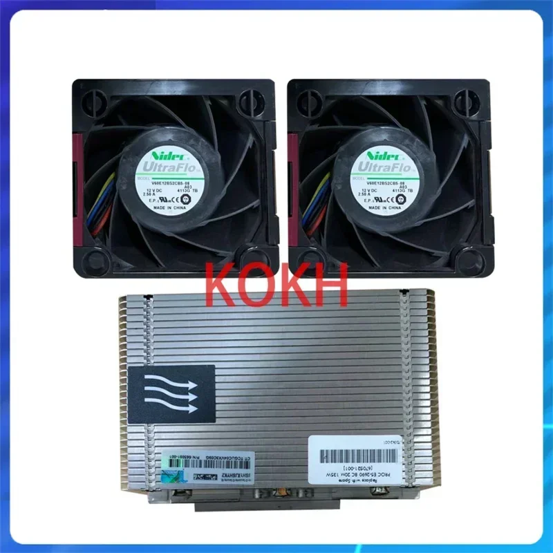 Оригинальный комплект радиатора процессора DL380 dl380p G8 Gen8 Xeon V2 662522 -001 723353 654592