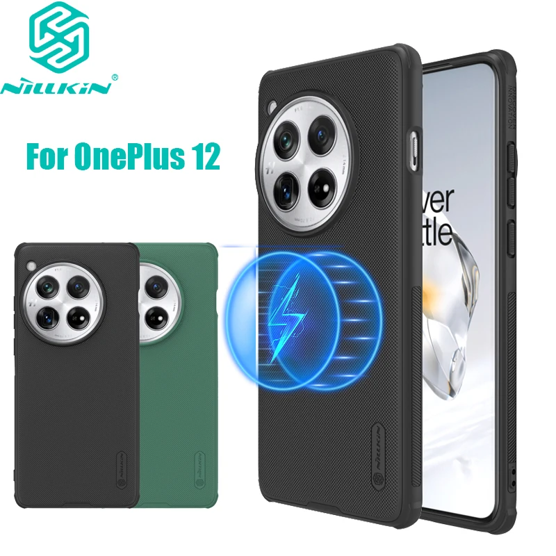 Для OnePlus 12 Magsafe чехол NILLKIN Супер Матовый Защитный Pro Ультратонкий для телефона ТПУ