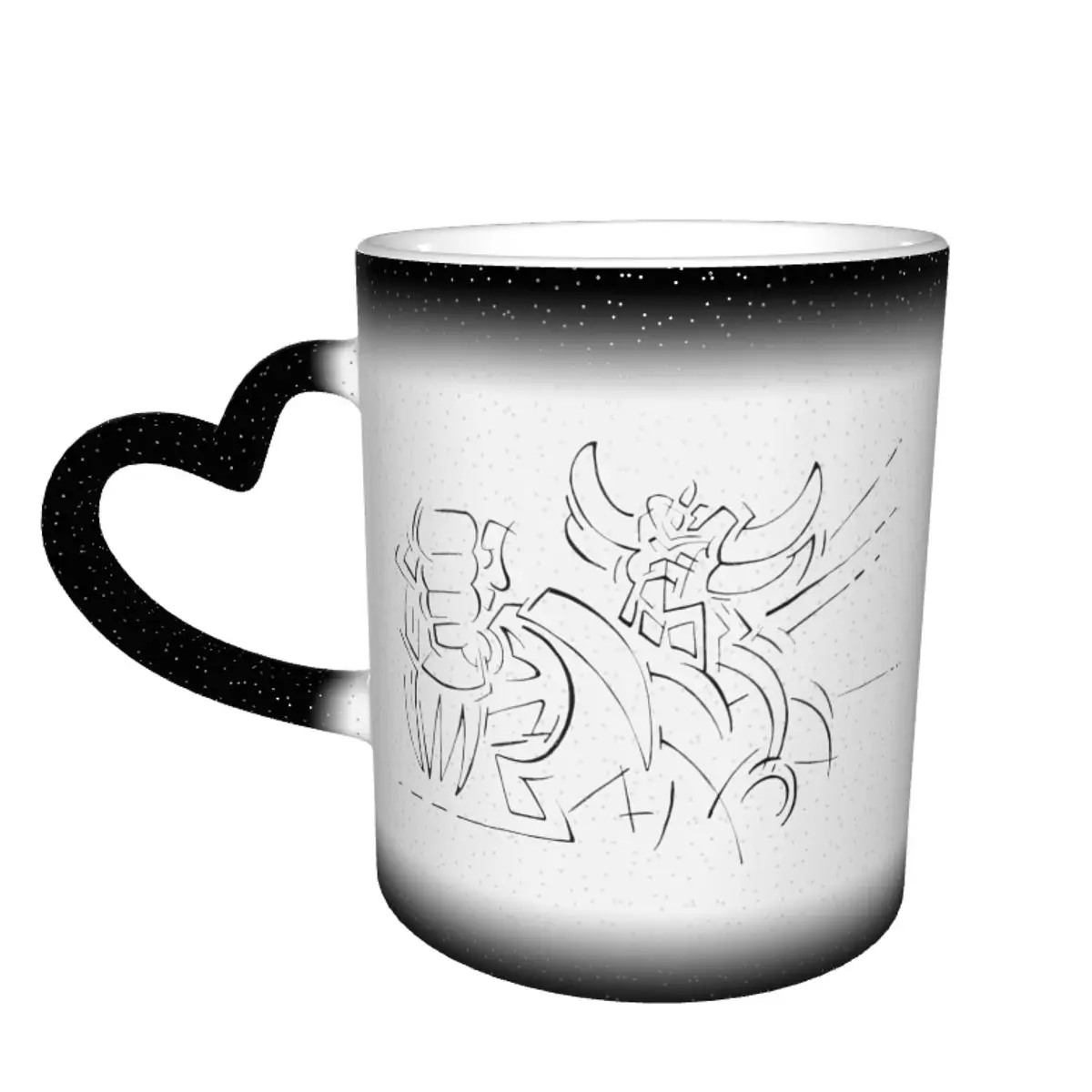 

Goldoraks Goldoraks Color Changing Mug in the Sky Cute Ceramic Heat-sensitive Cup Funny Novelty R348 Milk cups