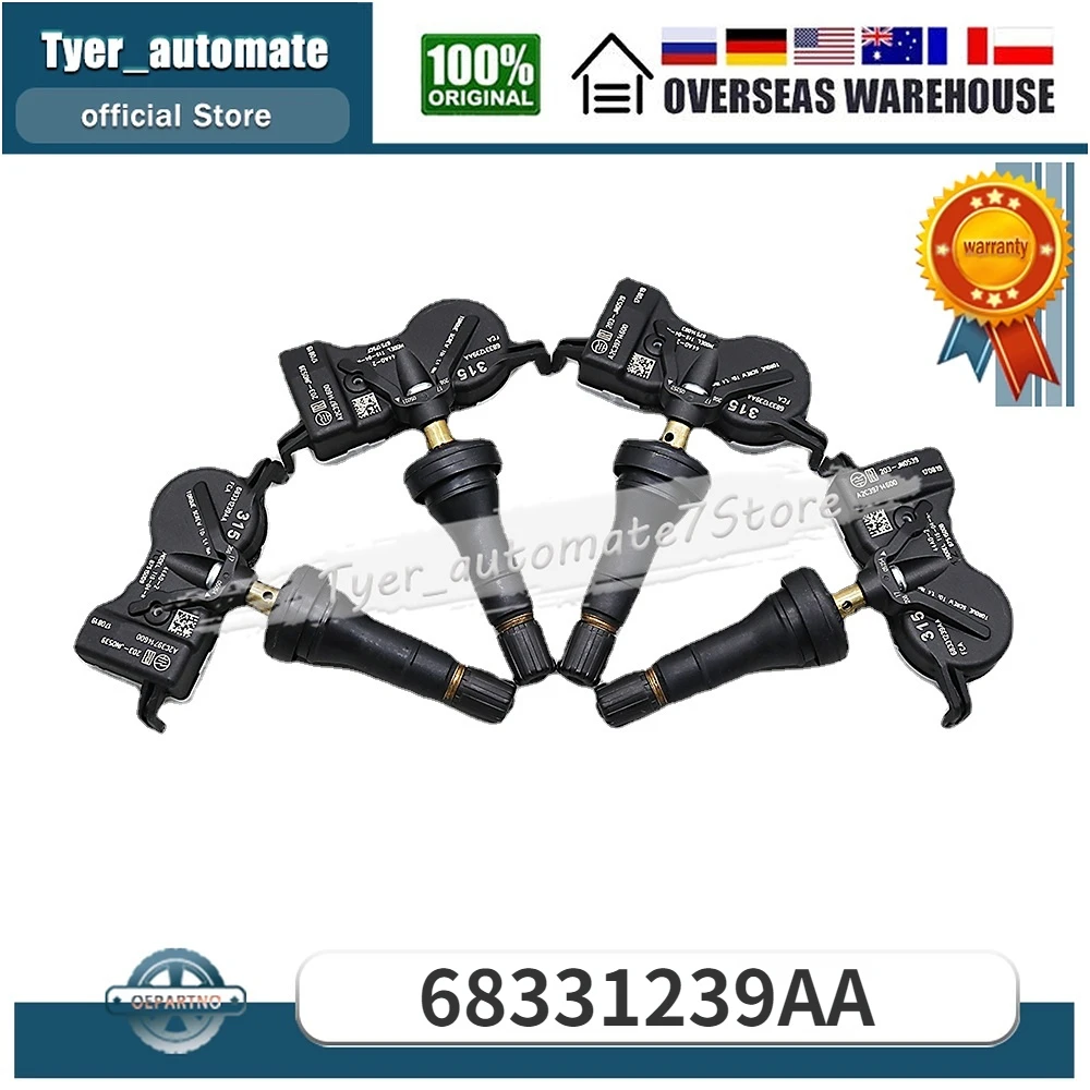 Система контроля давления в шинах 68331239AA, датчик 315 МГц для Jeep Renegade 2018