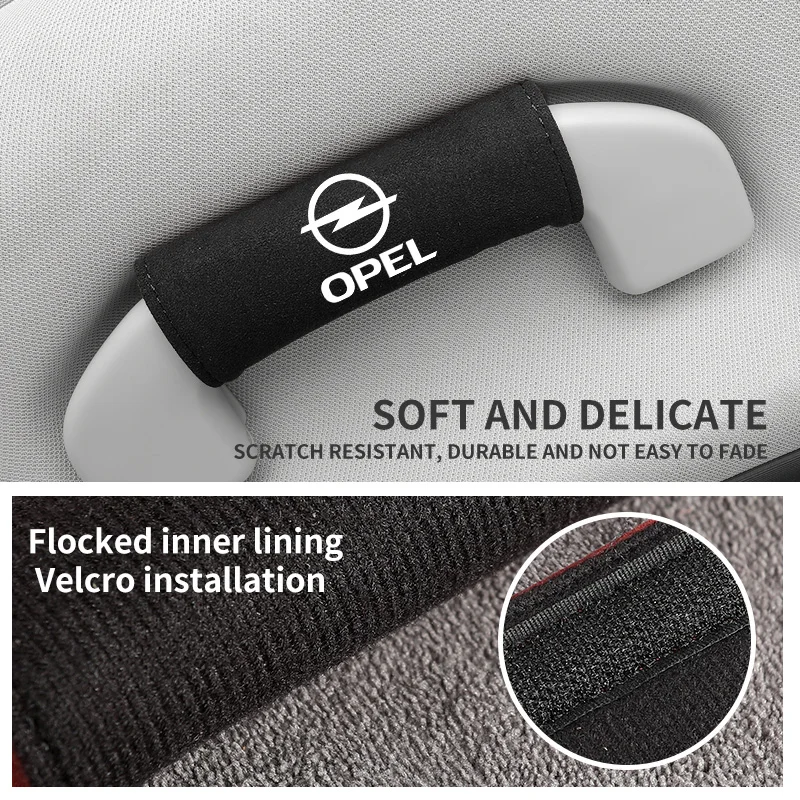 2 шт. замшевые защитные перчатки для крыши автомобиля Opel Astra H G J Insignia Corsa Zafira Meriva Mokka
