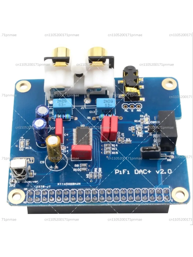 Фото Цифровой аудиомодуль HiFi DAC PCM5122 с интерфейсом I2S для Raspberry Pi B+ 2/3B, звуковая карта, музыкальный плеер Volumio №2