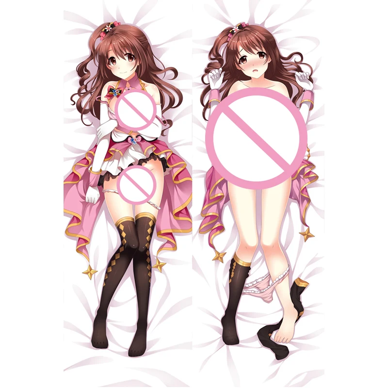 

Newly Design The Idol Master Uzuki Shimamur Cinderella Girls Shirase Sakuya Pillow Case Anime Dakimakura Hugging Body Pillowcase
