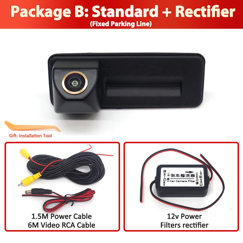 

HD CCD 1080*720 камера заднего вида для Skoda Superb MK2 Octavia A5 A7 2008 ~ 2014 автомобильная камера на ручке багажника монитор парковки заднего вида