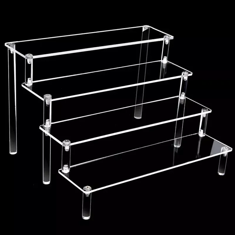 

Acrylic Action Figure Display Stand Toy Model Swing Stand Doll Hand Office Cosmetics Shelf Trapezoidal Shelf Box