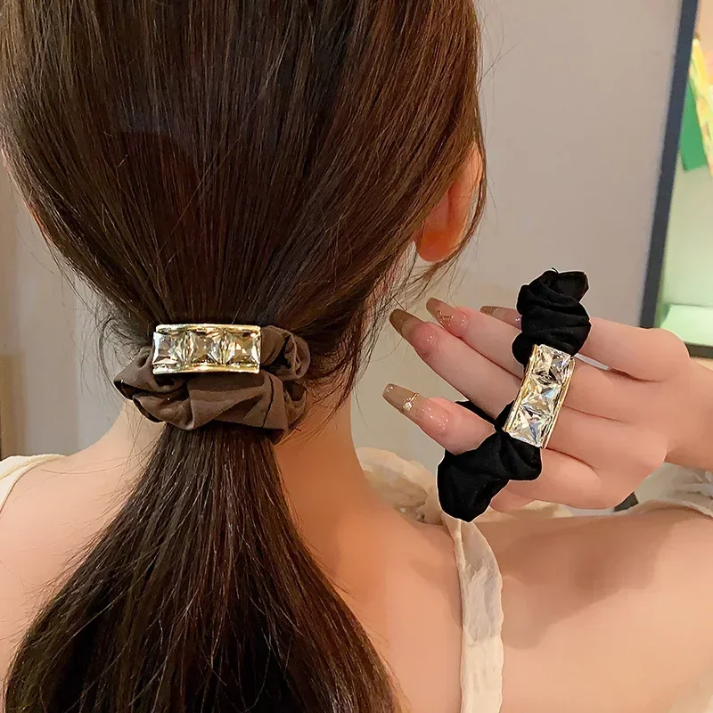 Новые красивые большие ленты для волос со стразами блестящий бриллиант модные