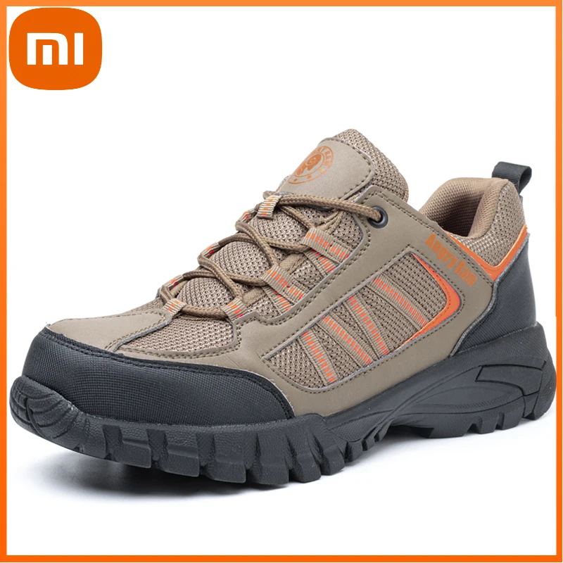 

Xiaomi Safety Shoes Men Puncture-Proof Work Boots Steel Toe Shoes Hiking Boots Work Sneakers Men Industrial Shoes Footwear