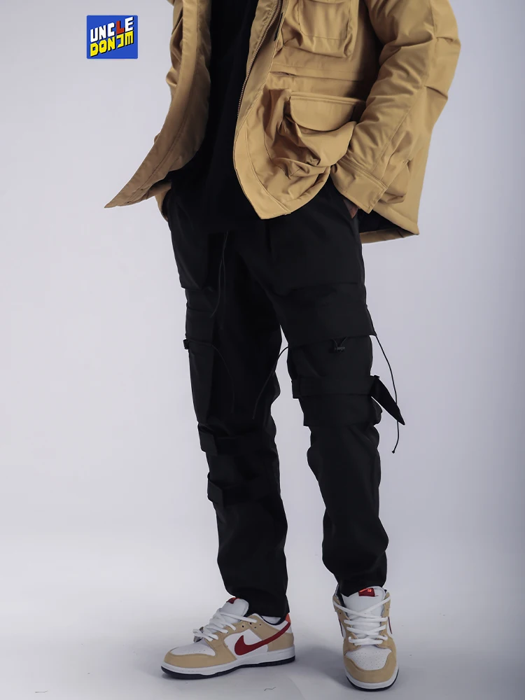 

Hip Hop Cargo Pants Multi-pocket Techwear Cargo Pants Men Punk Pants Streetwear Tactical Pants Designer Pants Men Dropship
