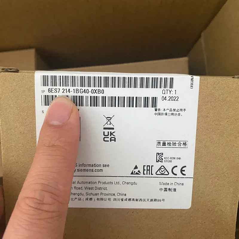 

New And Original SIEMENS PLC SIMATIC S7-1200 CPU 1214C 6ES7214-1AG40-0XB0 6ES7214-1BG40-0XB0 6ES7214-1HG40-0XB0