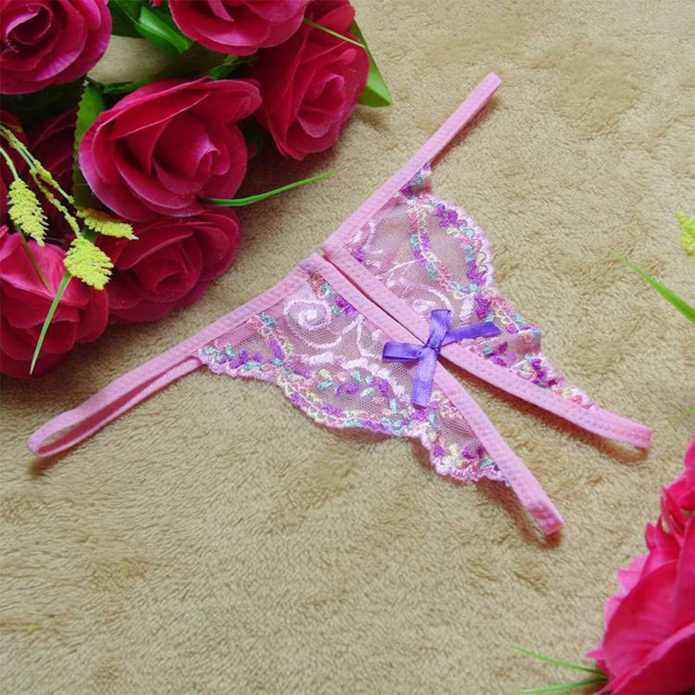 

Women Sexy G-string Open Crotch T-back Thongs Female Lace Erotic Lingerie Crotchles Panties Women Sexy Underwear Sexy Underpant