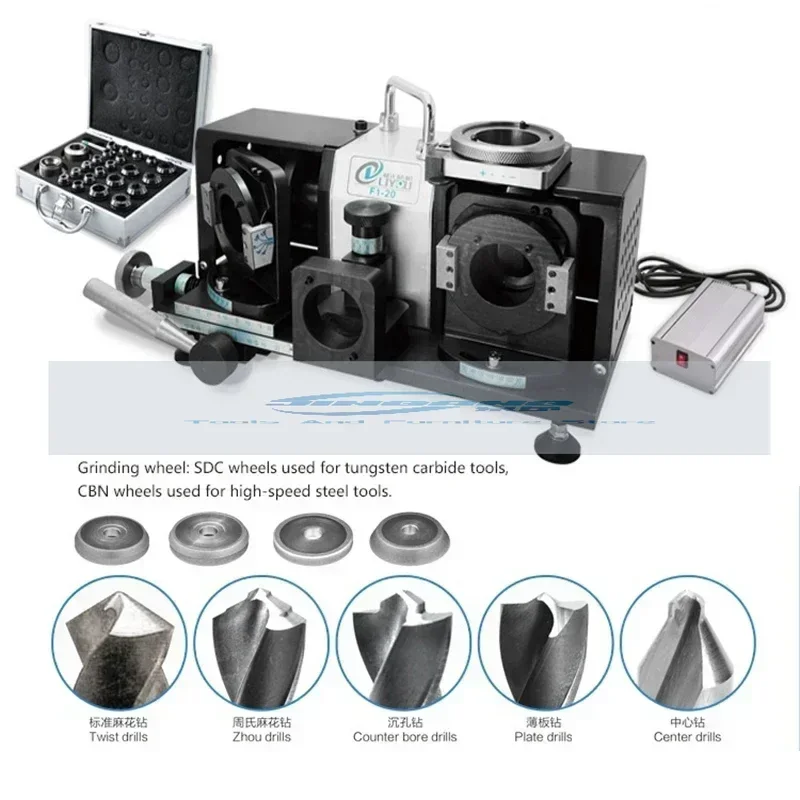 5000RMP шлифовальный станок для нарезки бит устройство заточки спиральных Сверл из