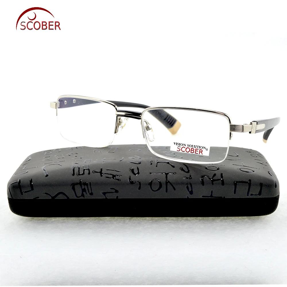 

Photochromic Reading Glasses MEN Titanium alloy +TR90 Senators Spectacles +1 +1.5 +2 +2.5 to +4.0 Progressive Or Polarized Lens
