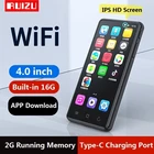 MP4 плеер RUIZU H8, Android, Wi-Fi, Bluetooth 5,0, полный сенсорный экран, 4 дюйма, 16 ГБ, музыкальный видео плеер с FM, запись, электронная книга