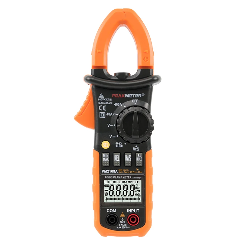 

Цифровой мультиметр PEAKMETER PM2108A, 4000 А