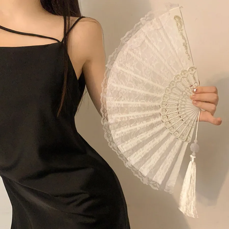 Сексуальный женский летний танцевальный реквизит в стиле ретро портативный