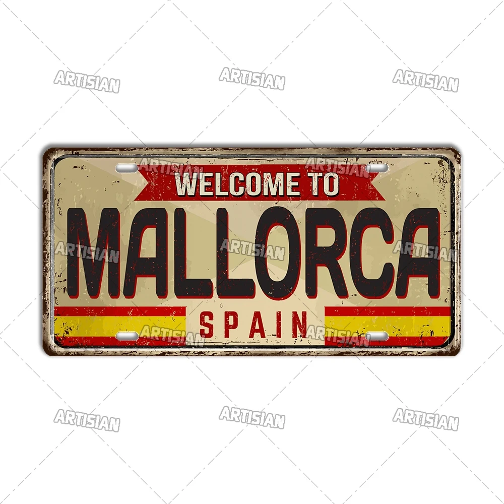 

Металлическая табличка Испания