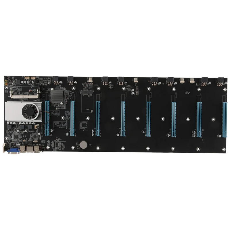 

BTC-S37 Miner материнская плата CPU Set 8 Слот для видеокарты DDR3 Встроенный интерфейс VGA низкое энергопотребление