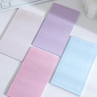 ins color simple style memo pad creative office message paper student functional daily plan notepad school stationery 50 sheets