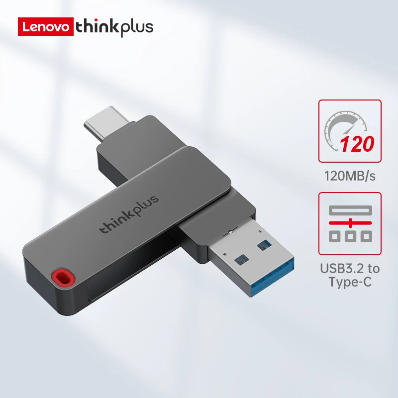 USB-флеш-накопитель ThinkPlus для Lenovo 3 2 дюйма Type A C 32-1 ТБ