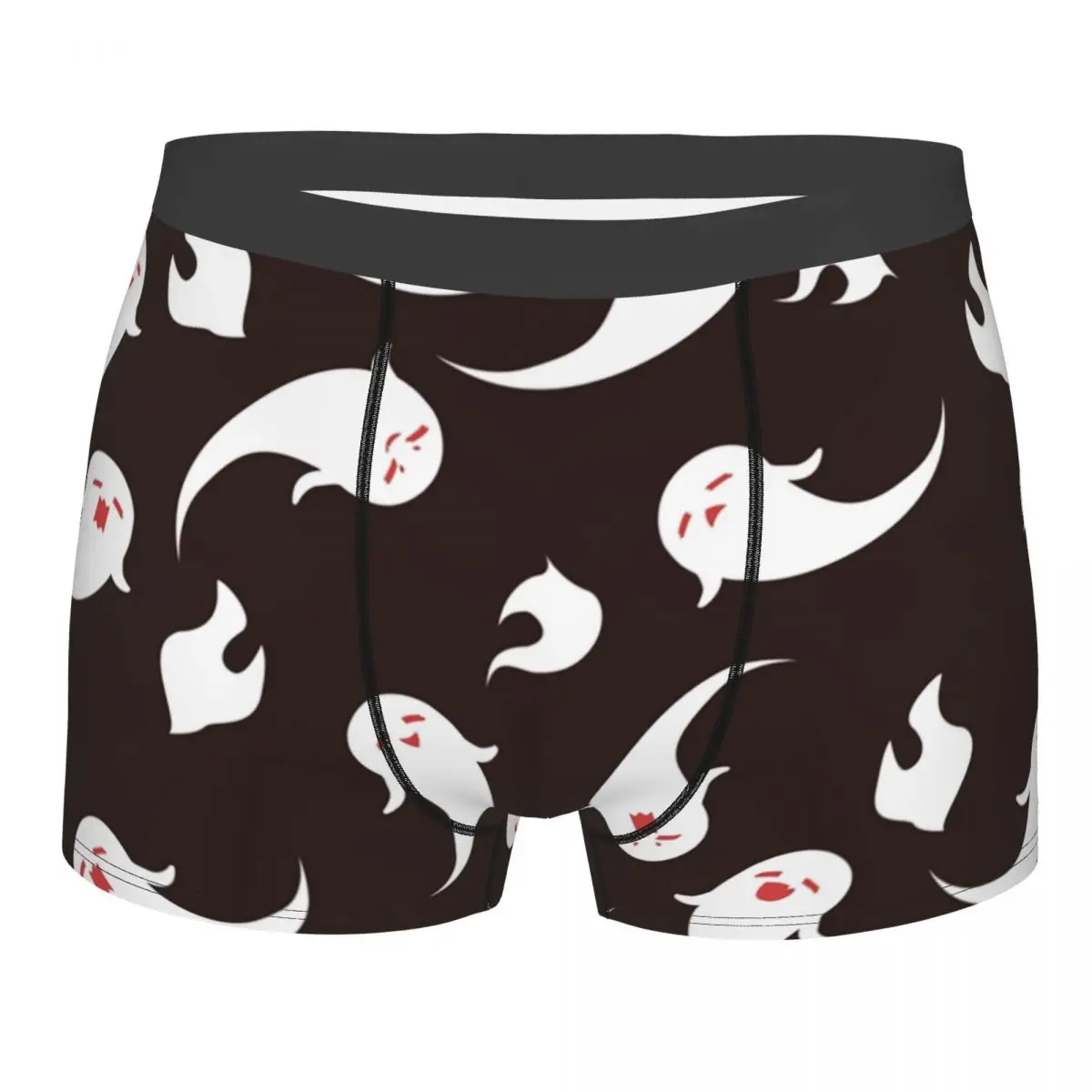 

Мужское модное нижнее белье с призрачным рисунком, боксеры, трусы, Мужские дышащие шорты, трусы