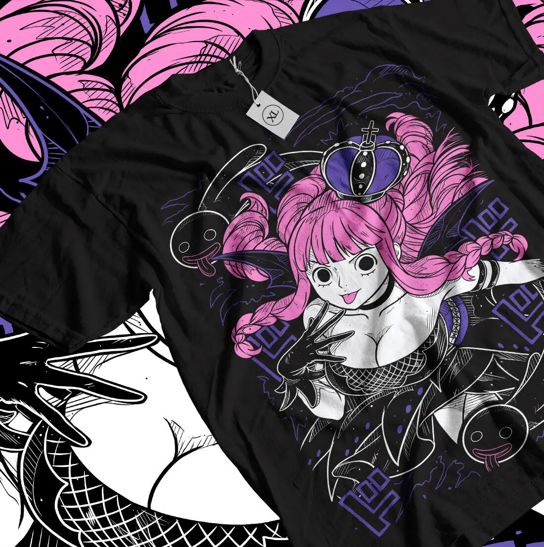 Винтажная Специальная футболка унисекс с аниме рубашка принтом манга японская