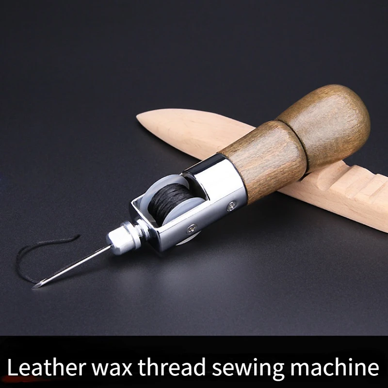 

Leather Sewing Machine Handmade DIY Carving Tool Luggage Leather Wax Thread Hand Cone fixing Needle