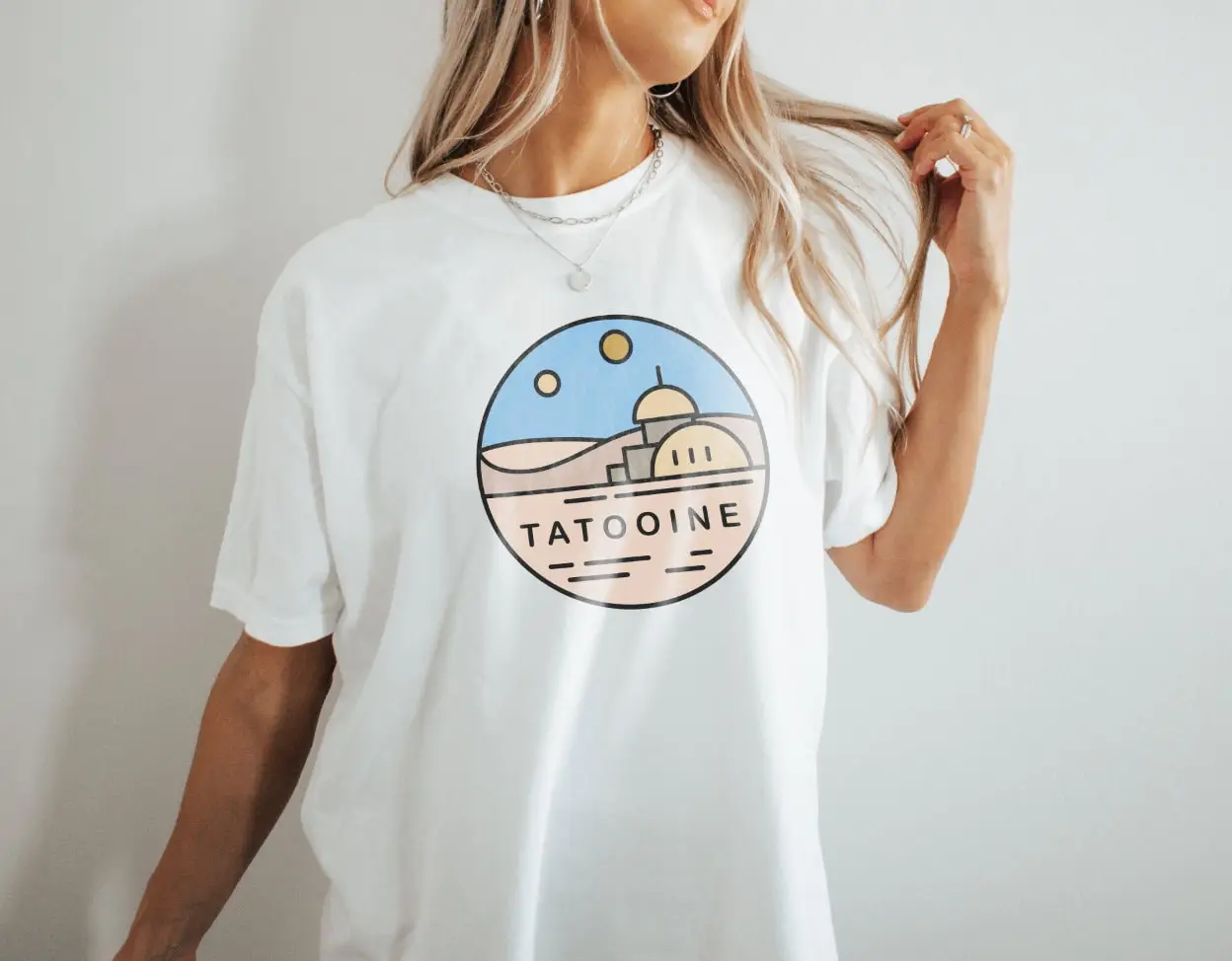 Футболка Tatooine Comfort Colors окрашенная в одежду