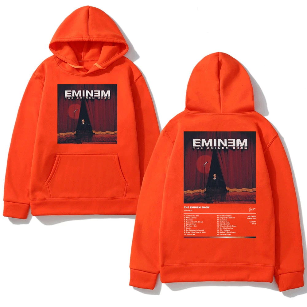 Hot Eminem Anger Management Tour Hip Hop Hoodie Vintage Harajuku Funny Rick Sweatshirts Men Women Pullover Oversized Streetwear images - 6