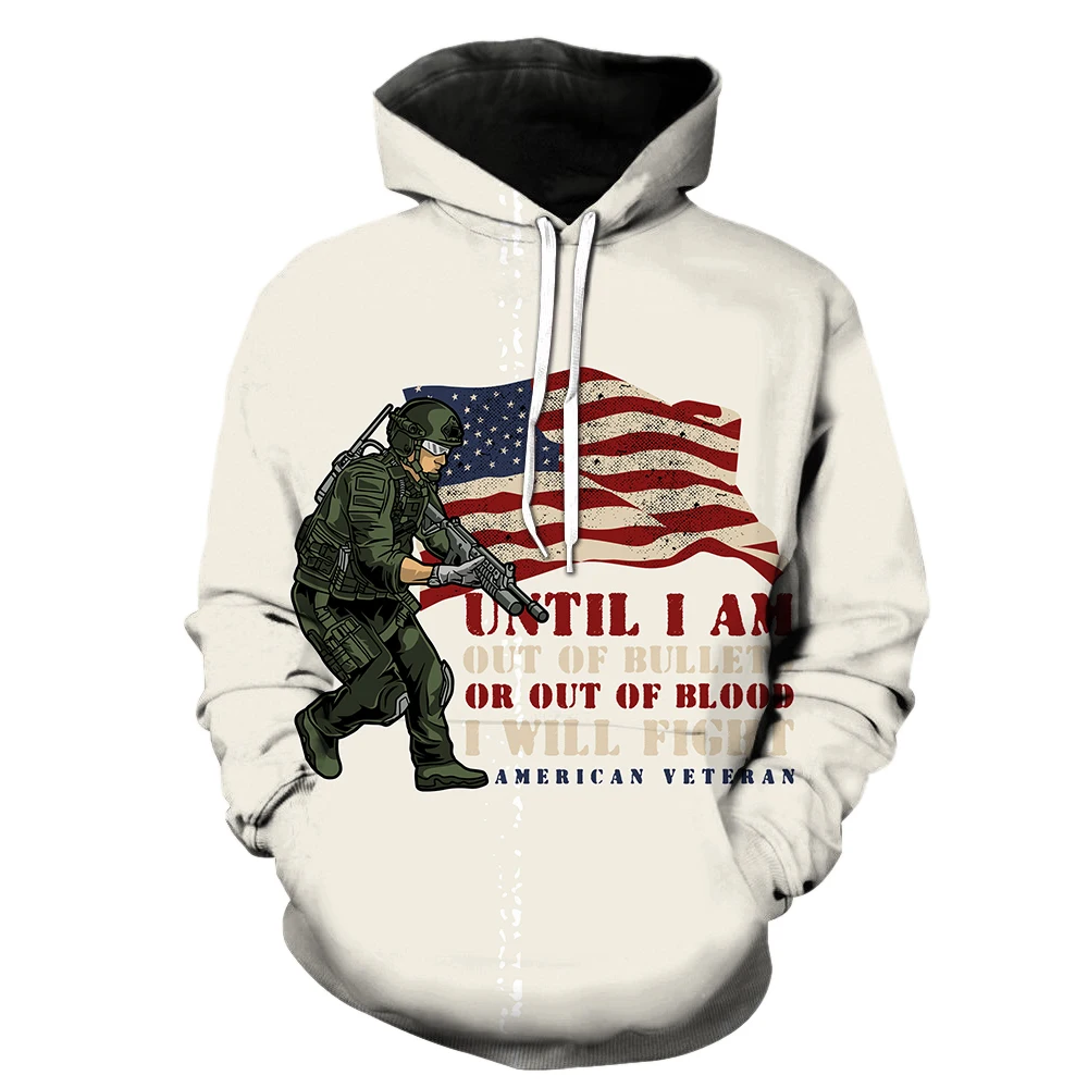 Свитшот унисекс на заказ худи с рисунком летающего мультяшного аниме и флага США