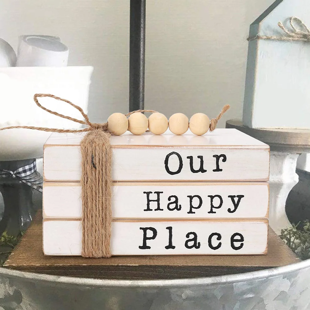 Деревянная поддельная книга витрина реквизит искусственный декор декоративный