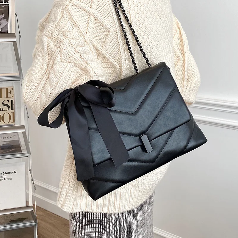 

Модная большая Повседневная Сумка-тоут, женские сумки через плечо 2021, роскошные дизайнерские сумки на цепочке, женские сумки-мессенджеры, ж...