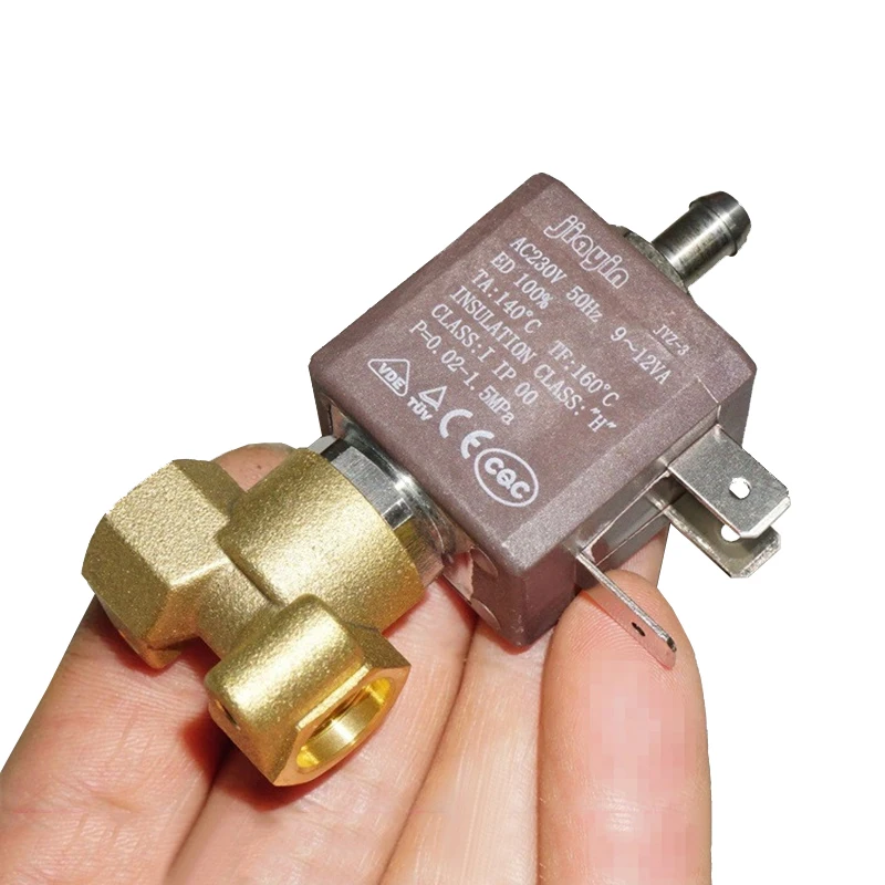 Фото Электрический латунный соленоидный клапан JYZ-3 AC 220V 230V G1/8
