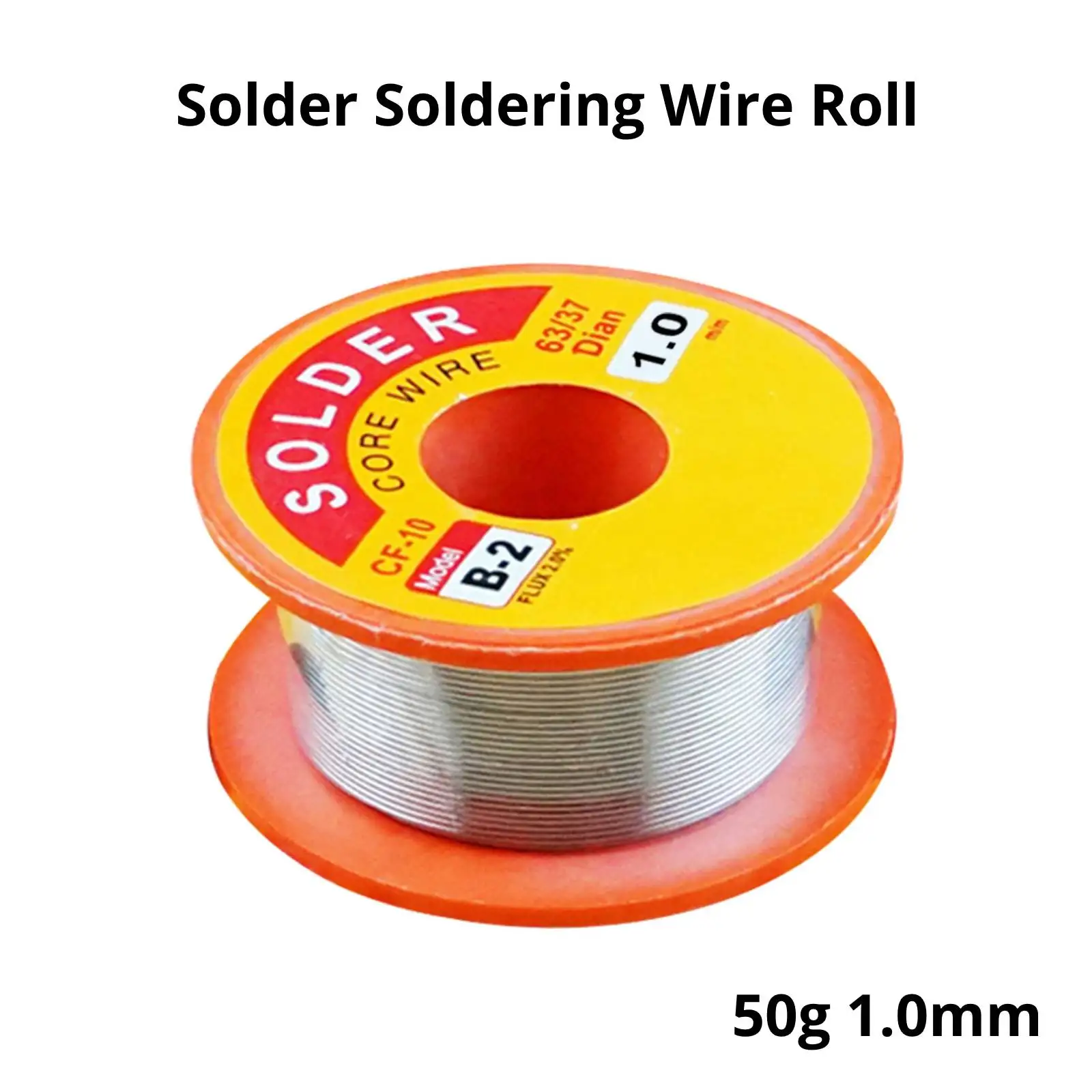 

50g 1.0mm Solder Wire Rosin Core Tin Solder Wire Soldering Welding Flux 1.5-2.0% Iron Wire Reel Welding Soldering Supplies Tool