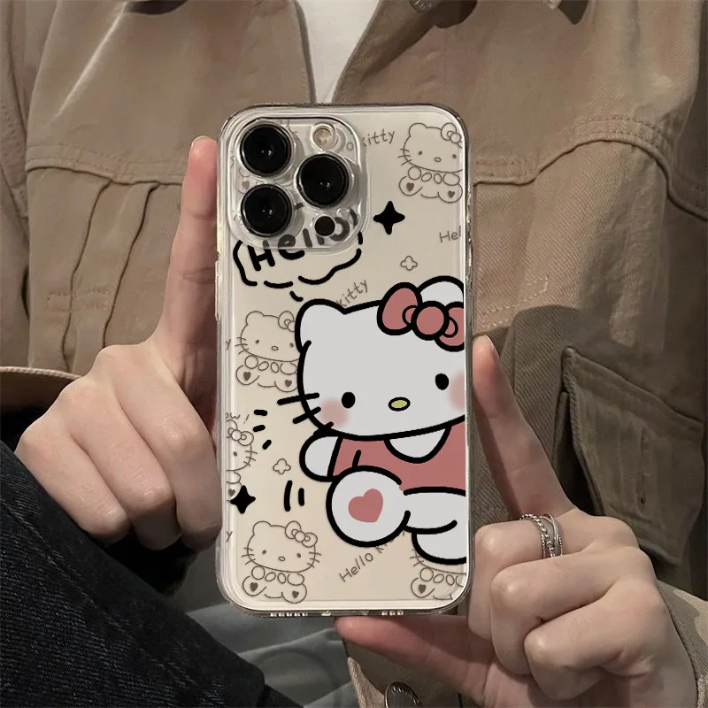 Симпатичный чехол для телефона в виде коричной мелодии iPhone 16 15 14 13 12 11 Mini Pro Max X XR