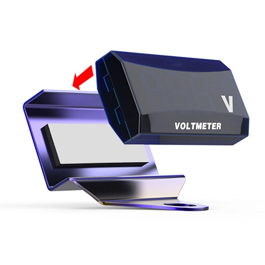 Зеленый светодиодный универсальный мотоцикл 10-150 В цифровой вольтметр дисплей