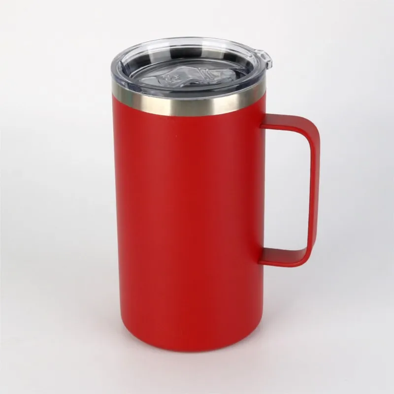 

24oz Stainless Steel Tumbler Milk Cup Double Wall Vacuum Insulated Mugs With handles coffee mug cup 24oz K1 to K12