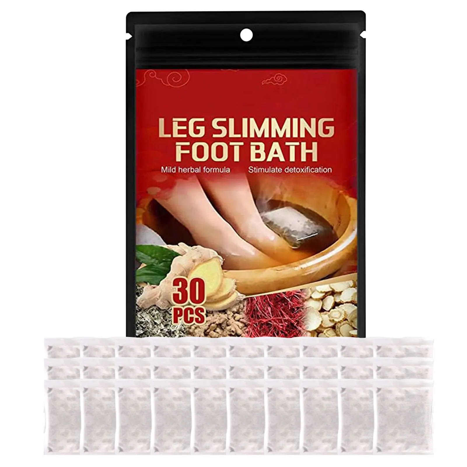 

Ginger Foot Soak Medicine Bag Leg Muscle Relieve Foot Soak Lymphatic Cold-drive And Dampness Foot Care Foot Bath Bag