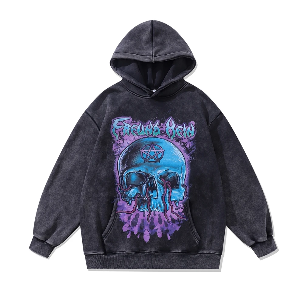 

Berserk Skulls High Quality Retro Hoodie For Men Anime Gothic Clothes Demon Slayer Y2k Tops Streetwear Casual New In Sweatshirts
