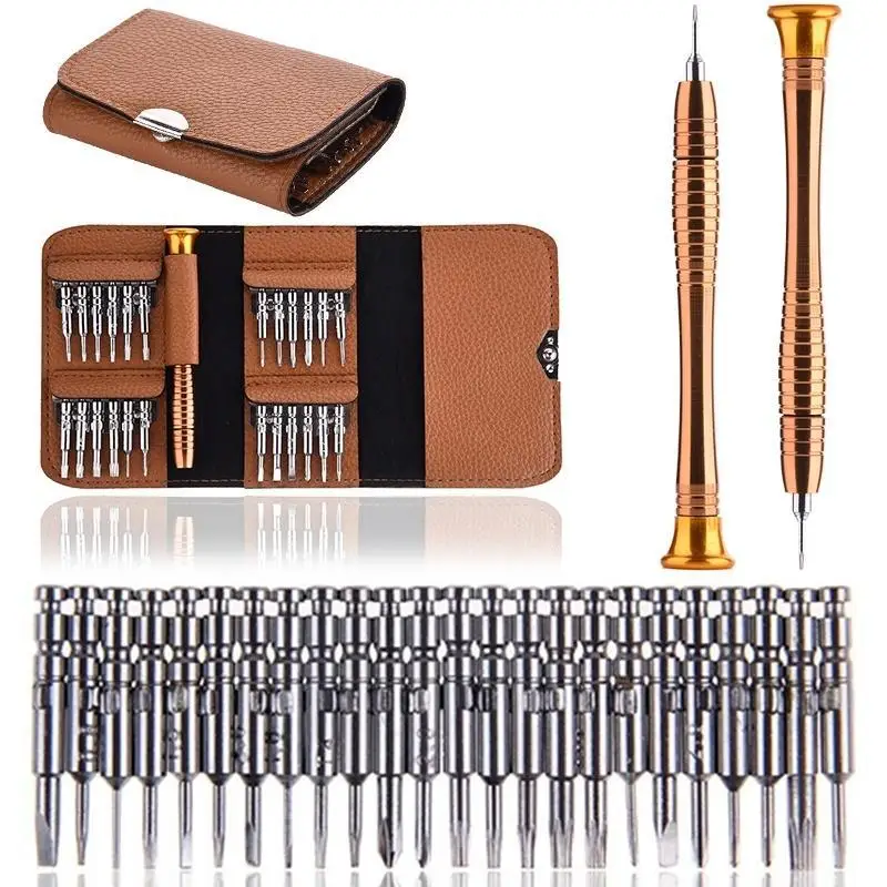 

25 In 1 Screwdriver Driver Cross Mobile Phone Computer Flat Appliance Maintenance Tool Screw To Set Precision Tool Watch Mainten