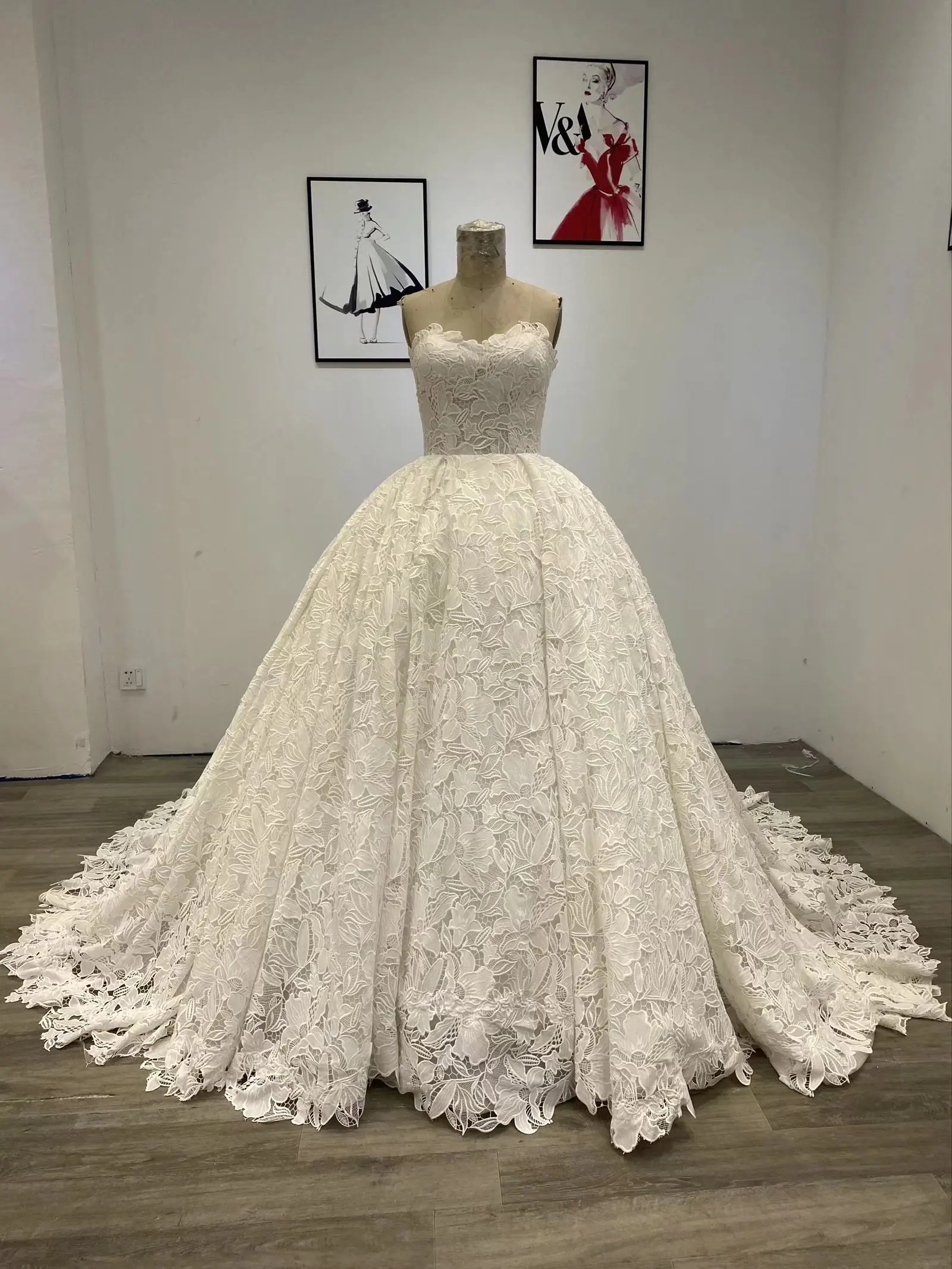 Кружевное бальное платье свадебное сексуальные свадебные платья без бретелек с