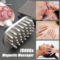 7000gs magnetic massage comb gua sha acupressure trigger point massager anti cellulite slimming magnetotherapy acid discharge