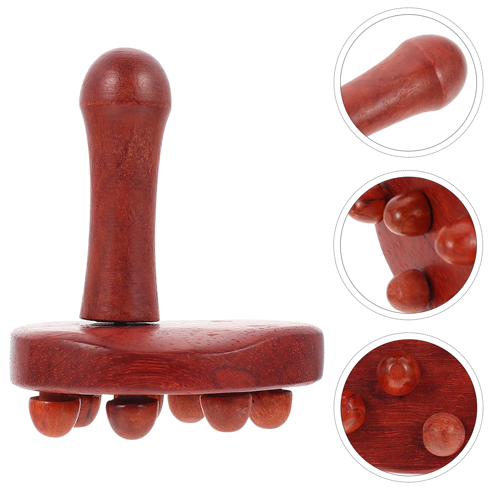 

Particle Massager Foot Shape Device Manual Healthy Fragrant Wood Fitness Muscle Roller Stick