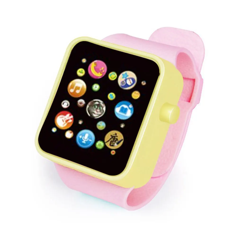 

1 Pcs Multifunctional Touch Screen Simulation Watch Educational Toy New Plastic Electronic Watch For Children