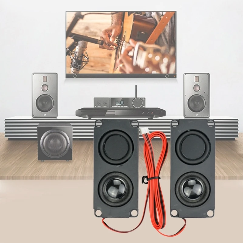 Фото 2шт аудиодинамик с одной диафрагмой бас компьютерный динамик DIY для домашнего кинотеатра №4