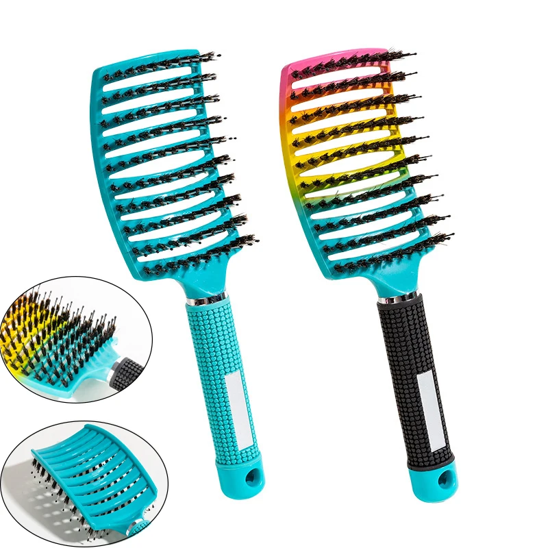

Magic Hair Comb Women Wet Curly Detangling Hair Brush Colorful Blue Household Scalp Massage Comb Salon Hairdressing Styling Tool