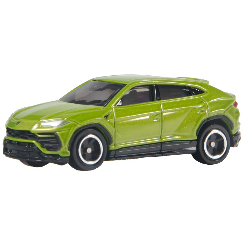 Фото Оригинальная модель TAKARA TOMY Tomica No.2 Lamborghini Urus 1/66, литая под давлением, из сплава, супервнедорожник с рабочей подвеской, коллекционный подарок для мальчика №1