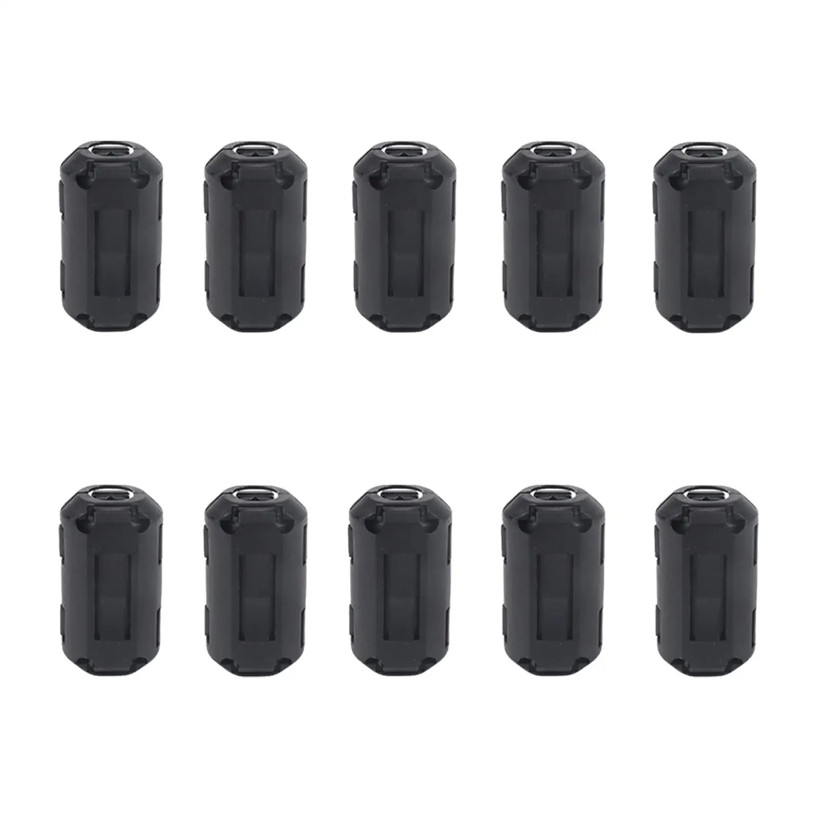 

Set of 10 5mm ferrite Beads Clip On Easy to Install with Clips