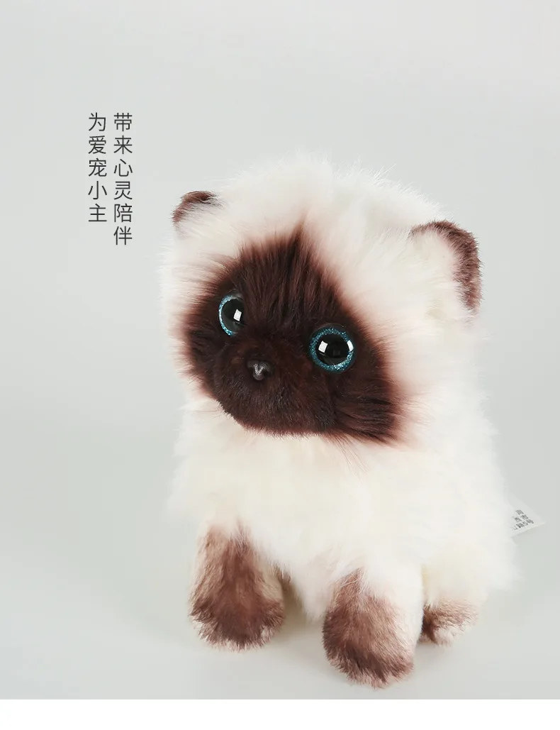 Искусственная кукла плюшевая игрушка милая рагкукла кошка маленькая для девочек