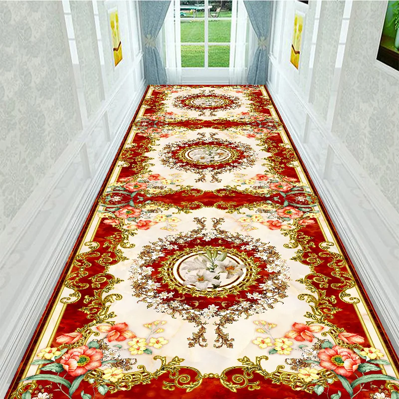 

Европейский стиль, ковровая сетка для гостиной, домашний длинный коридор, кухонный коврик для спальни, искусственный ковер для балкона